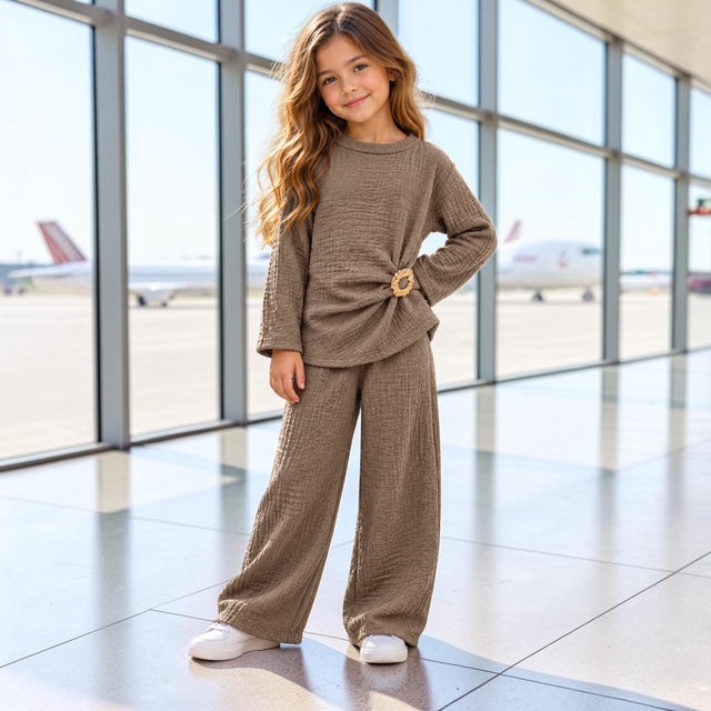 LILY GIRLS BELLA SET - MOCHA
