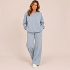 WREN soft touch Set with wide leg trouser – 6 colours