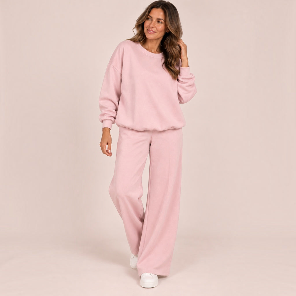 WREN soft touch Set with wide leg trouser – 6 colours