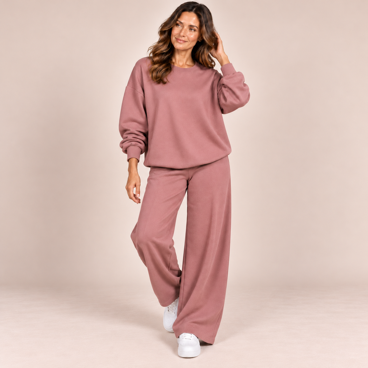 WREN soft touch Set with wide leg trouser – 7 colours