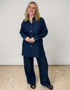 LILY 2 piece safari shirt set – DENIM