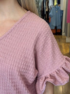 CARLY Frill sleeve – PINK
