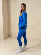 AMBER Crew neck Sweatshirt and Legging Set – POWDER BLUE