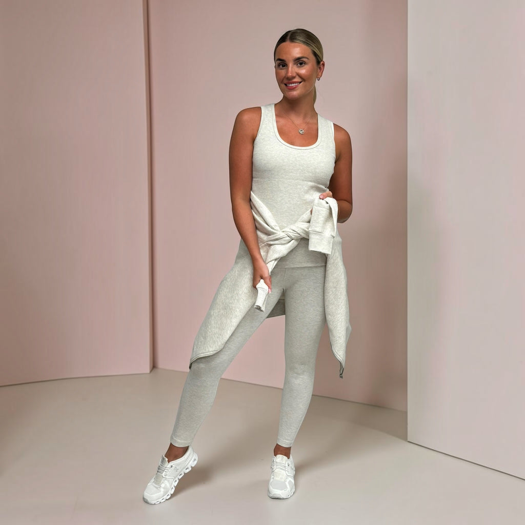 HENLEY 3 PIECE SET SIZES 8 TO 22 - GREY MARL