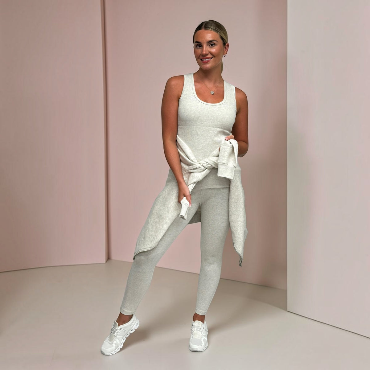 HENLEY 3 PIECE SET SIZES 8 TO 22 - GREY MARL