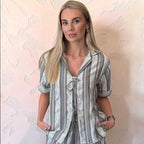 ESSIE Lurex Tie front short set sizes 8 to 20