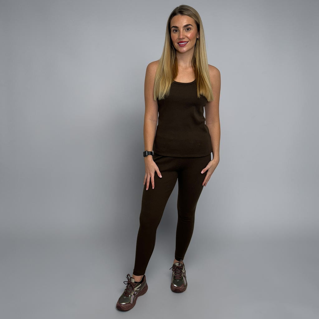 HENLEY 3 PIECE SET SIZES 8 TO 22 - BROWN