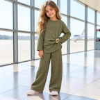 LILY GIRLS BELLA SET - KHAKI