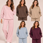 WREN soft touch Set with wide leg trouser – 6 colours