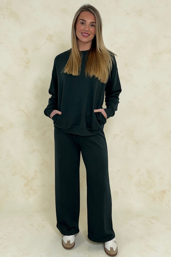 HARLEY wide leg set sizes 8 to 20 - GREEN