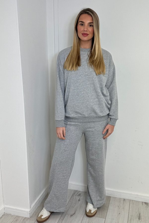 HARLEY wide leg set sizes 8 to 20 - Silver Grey